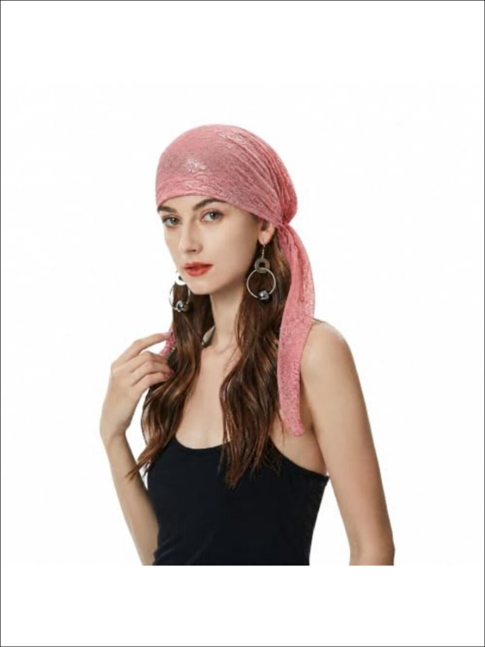 ZLYC Chemo Pre Tied Head Scarf Lightweight Beanie Hat for Women
